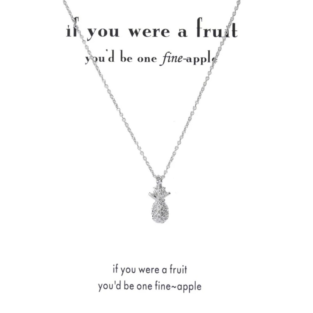Essential Silver Plated 🍍Necklace & Pendant